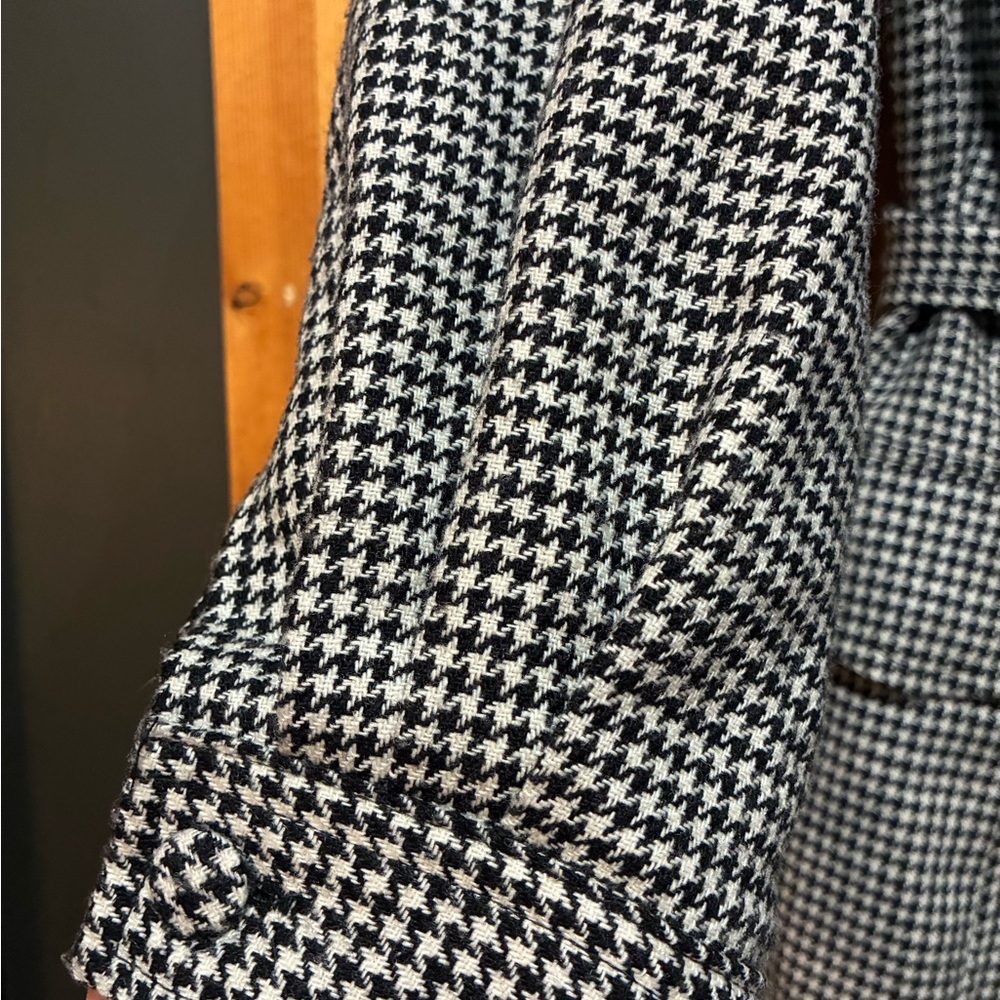 Vintage Marsh Landing Black and White Houndstooth Jacket - Picture 4 of 5